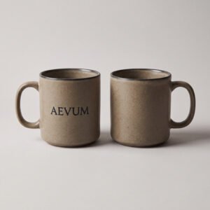 Stoneware Mug, Set of Two